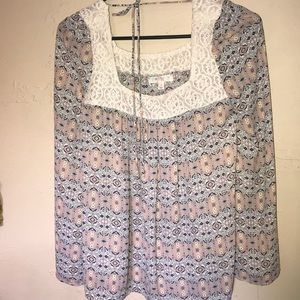 Worn once. Size small. Ties in the back